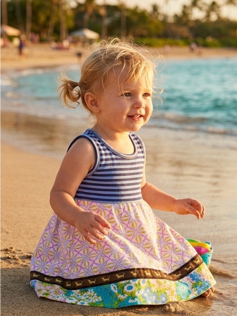 Matilda Jane dress Hammond Bay Lovely Bird Tank dress Sz 18mo NWOT